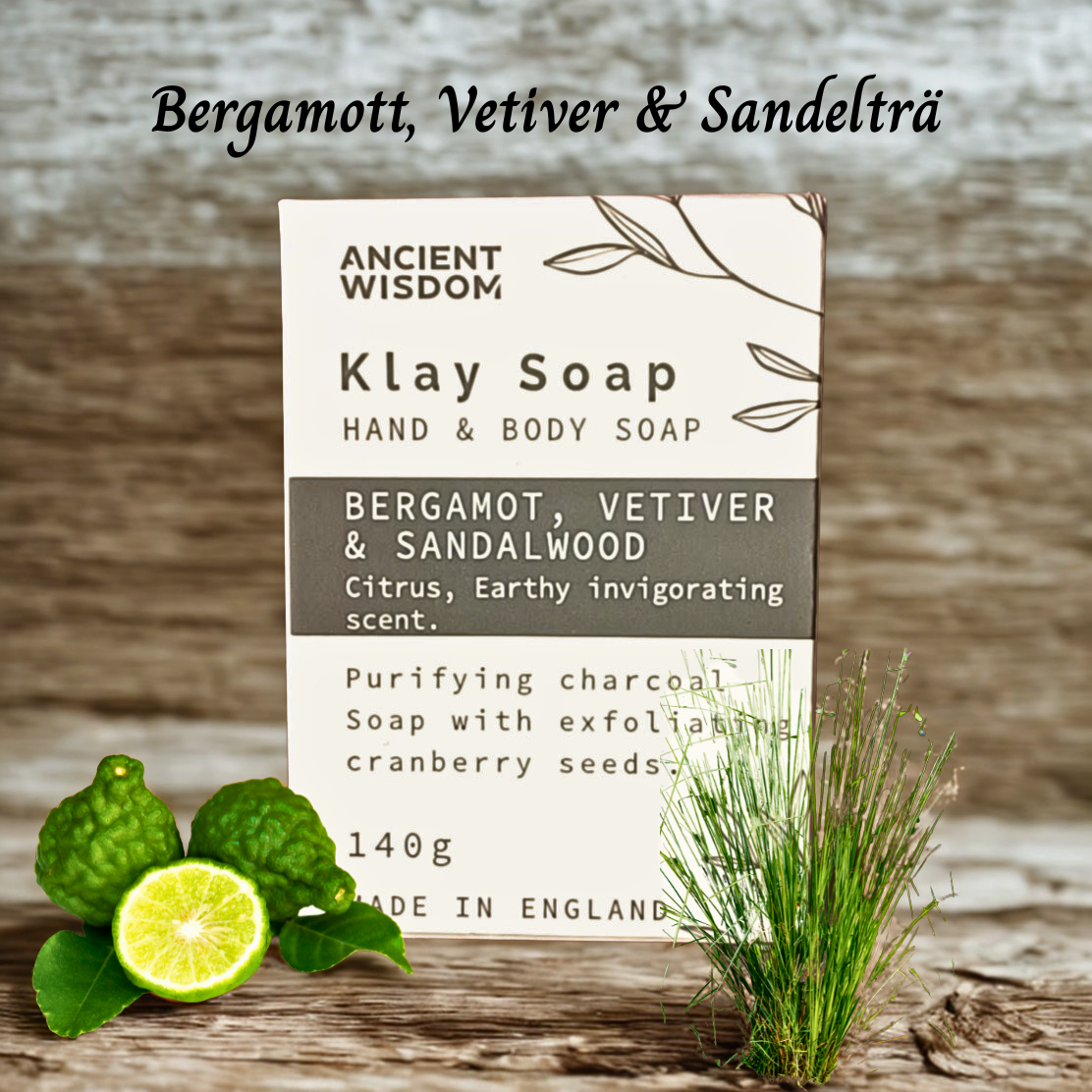 Bergamott, Vetiver & Sandelträ