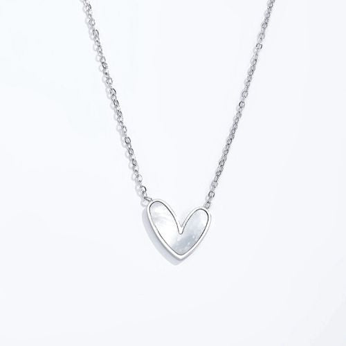 Halsband i rostfritt stål, guld- eller silverfärgat