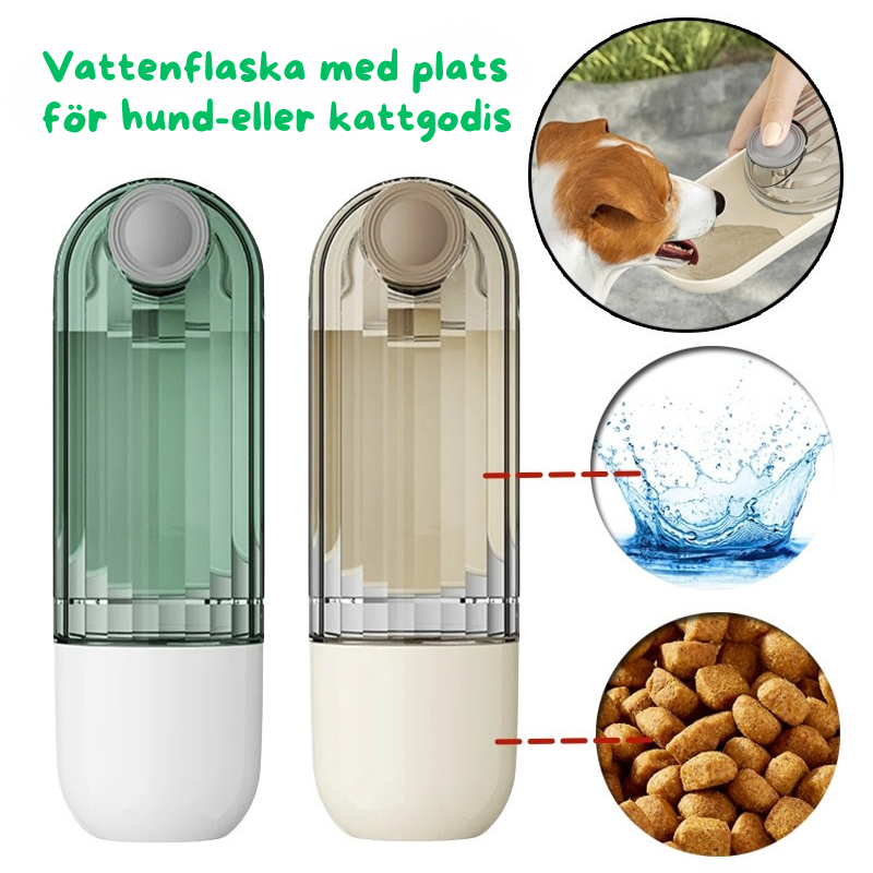 Vattenflaska för husdjur